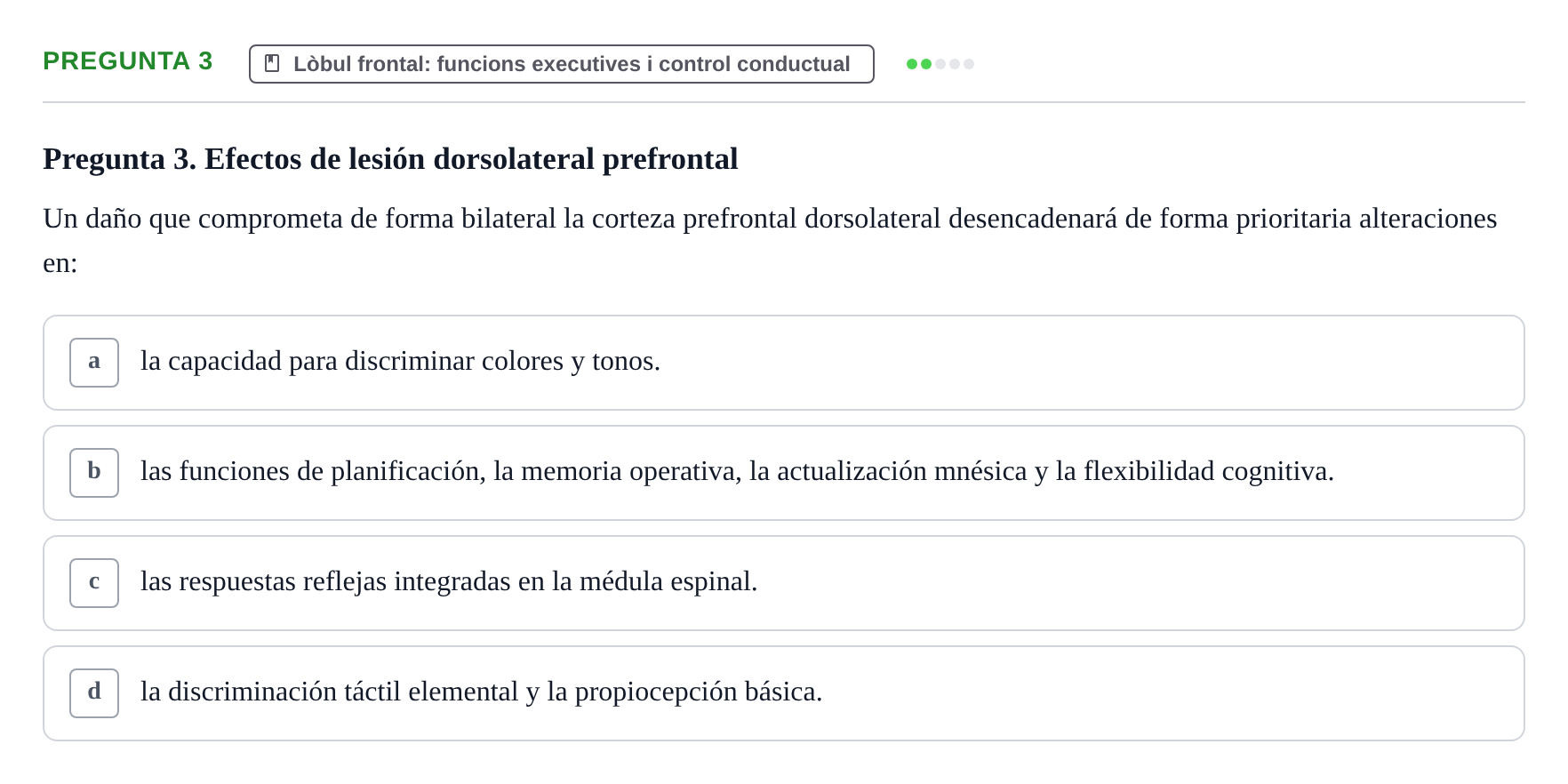 Enunciado: Pregunta 3