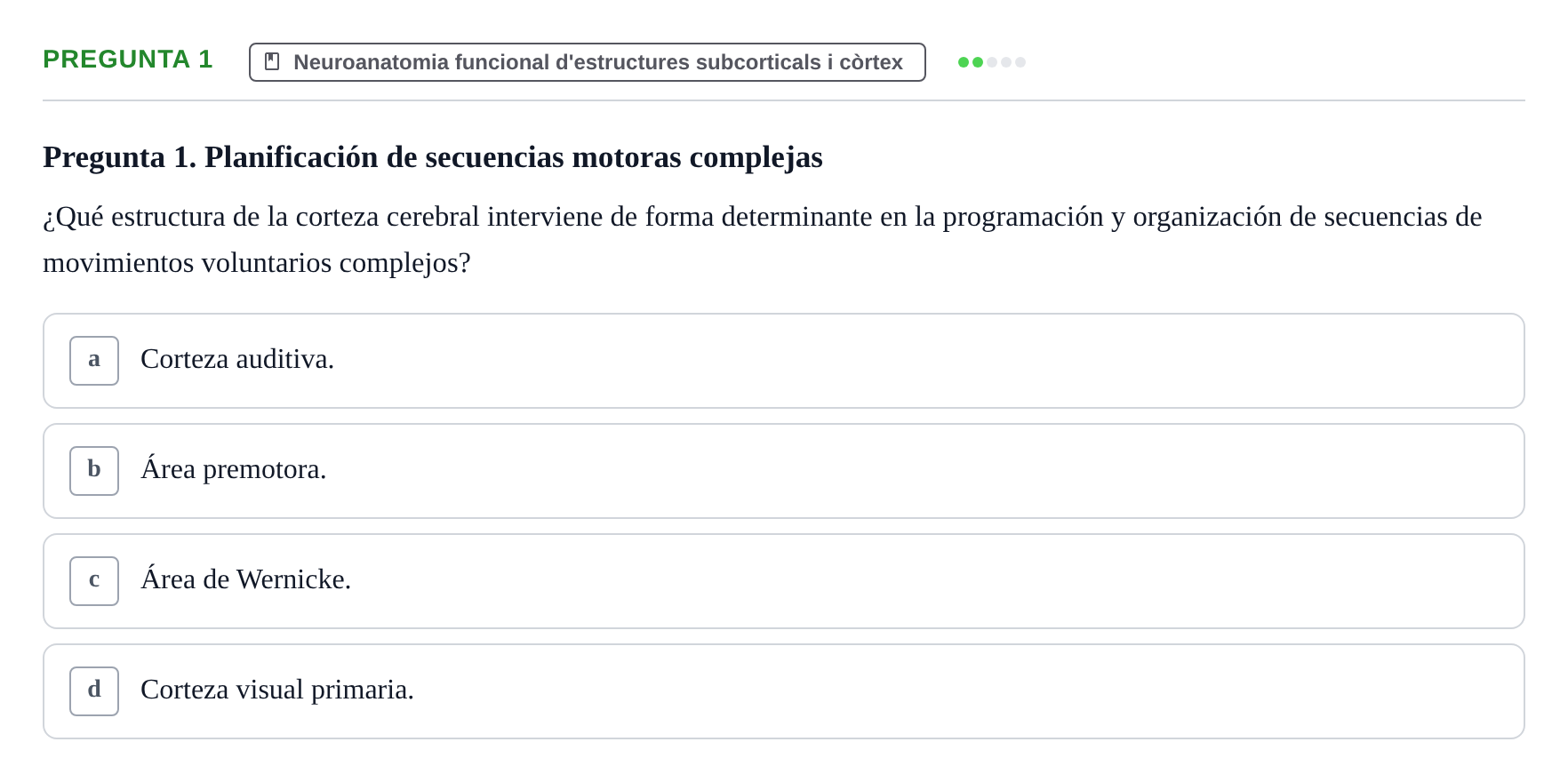 Enunciado: Pregunta 1