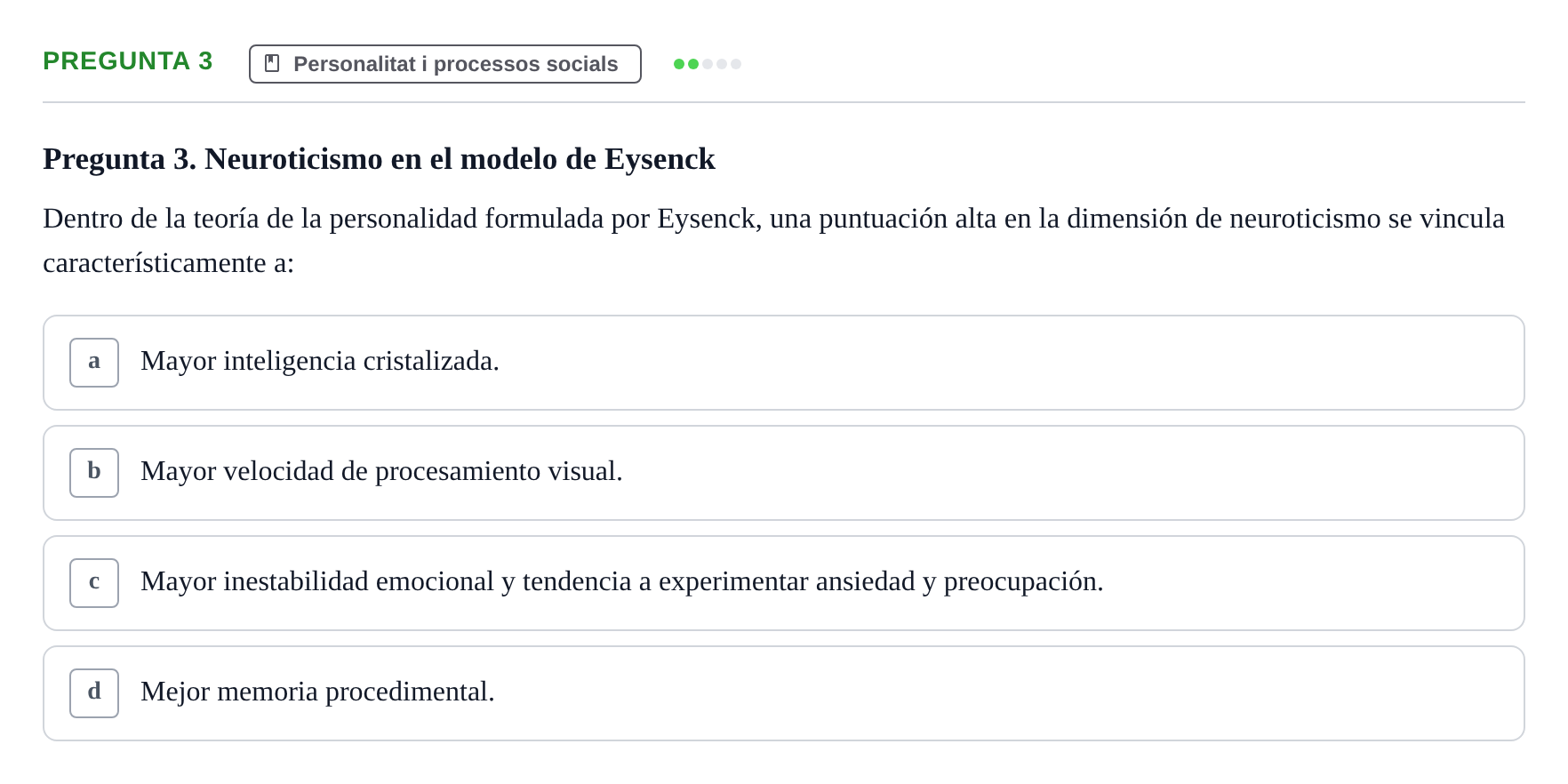 Enunciado: Pregunta 3