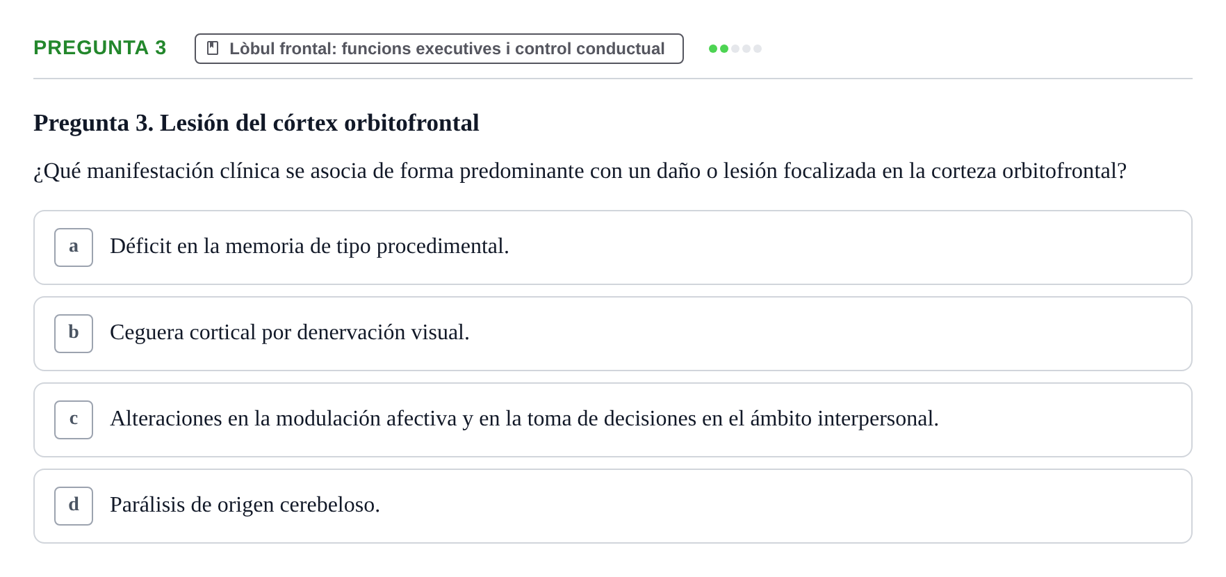 Enunciado: Pregunta 3
