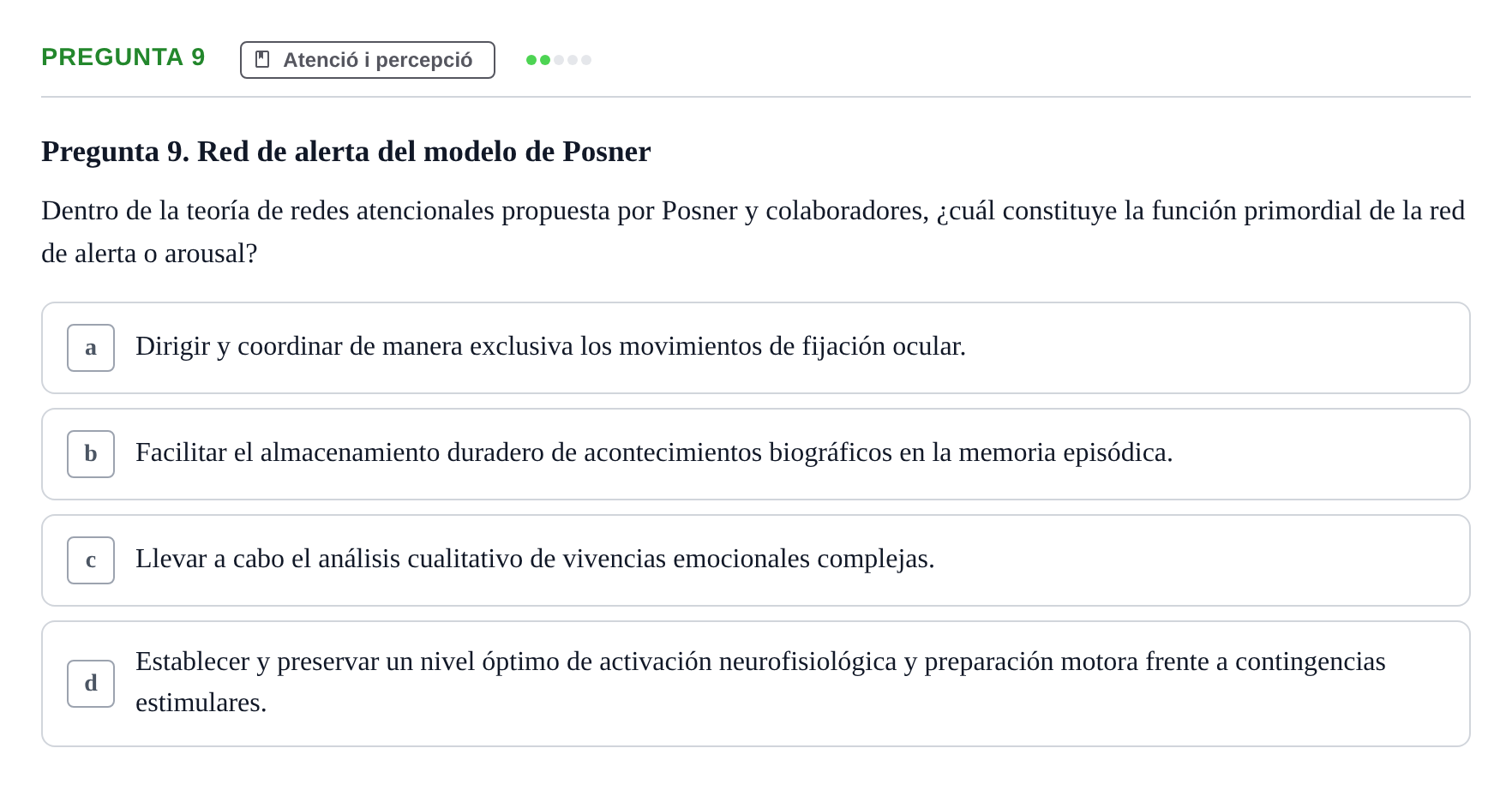 Enunciado: Pregunta 9