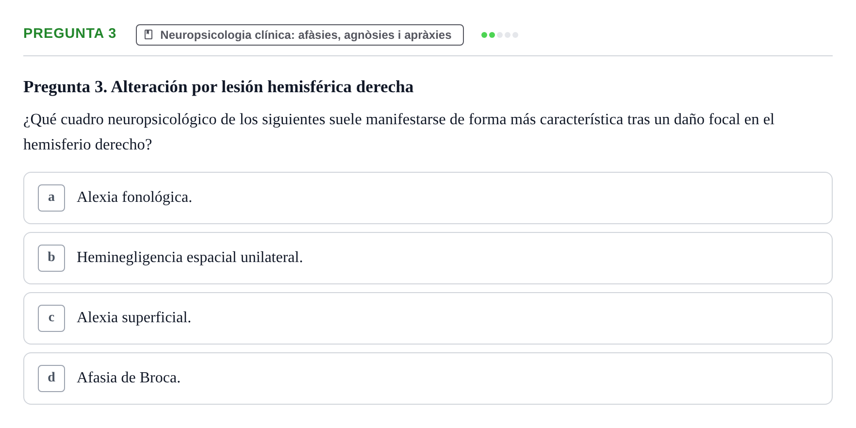 Enunciado: Pregunta 3