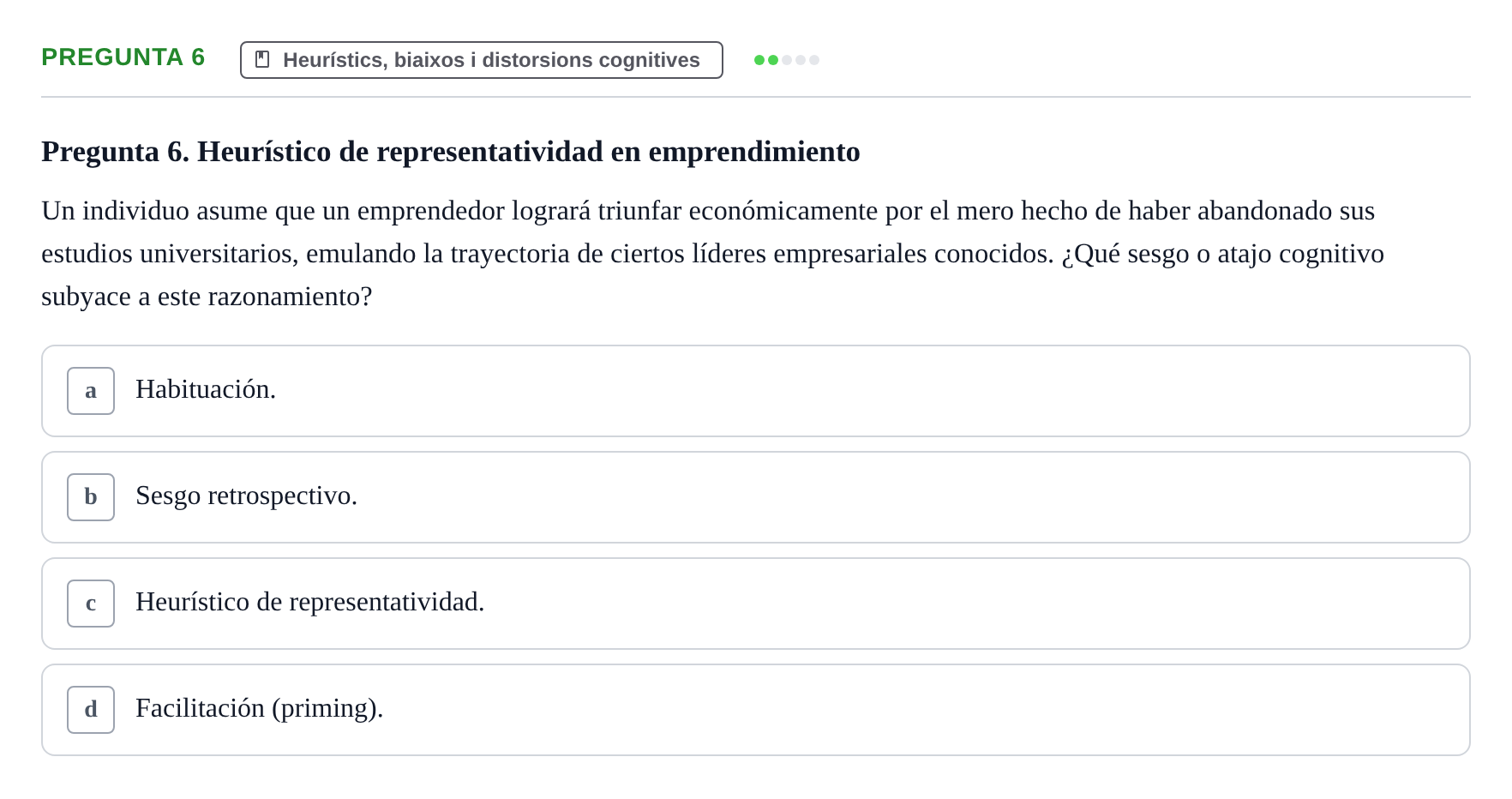 Enunciado: Pregunta 6