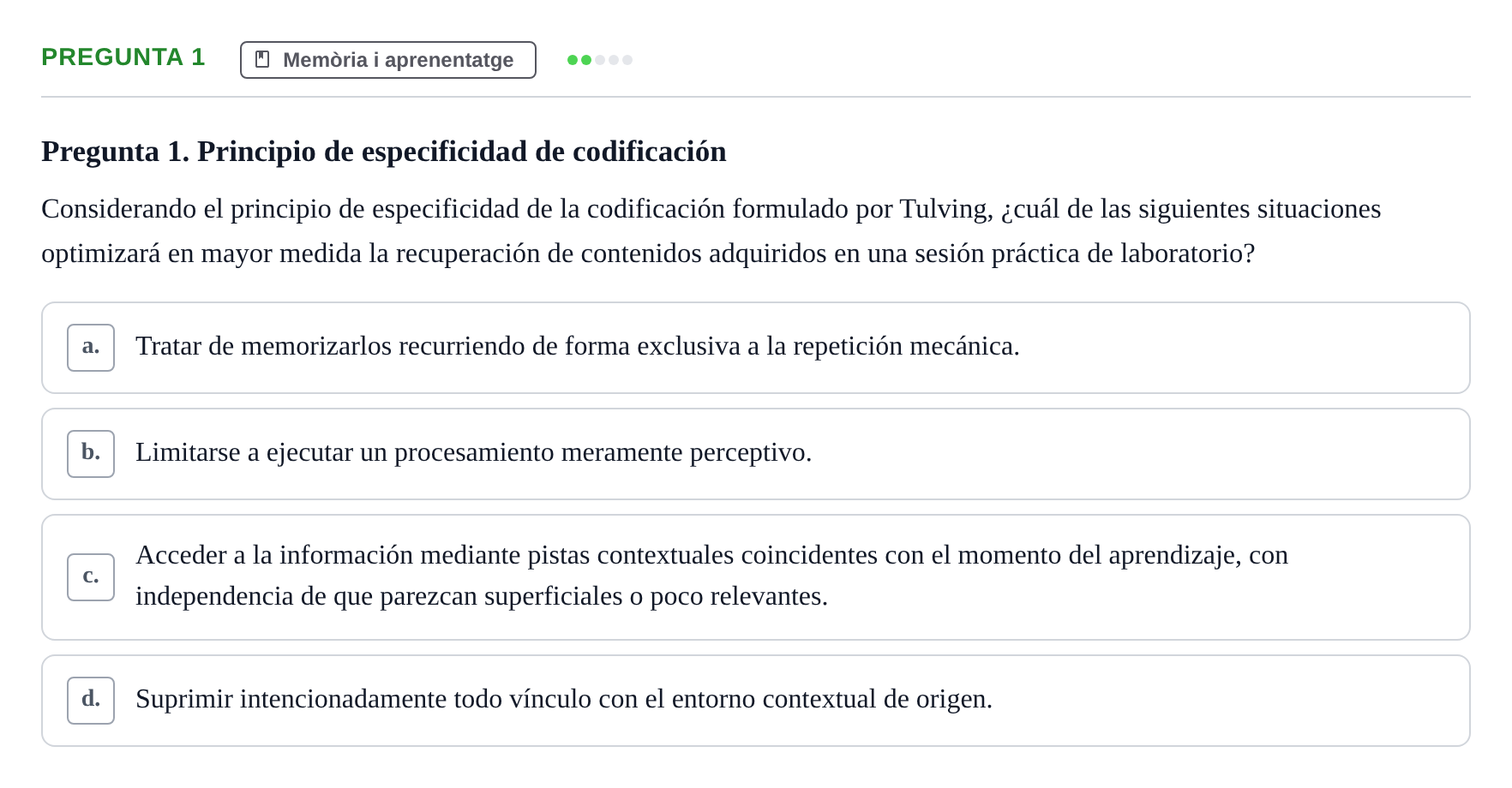 Enunciado: Pregunta 1