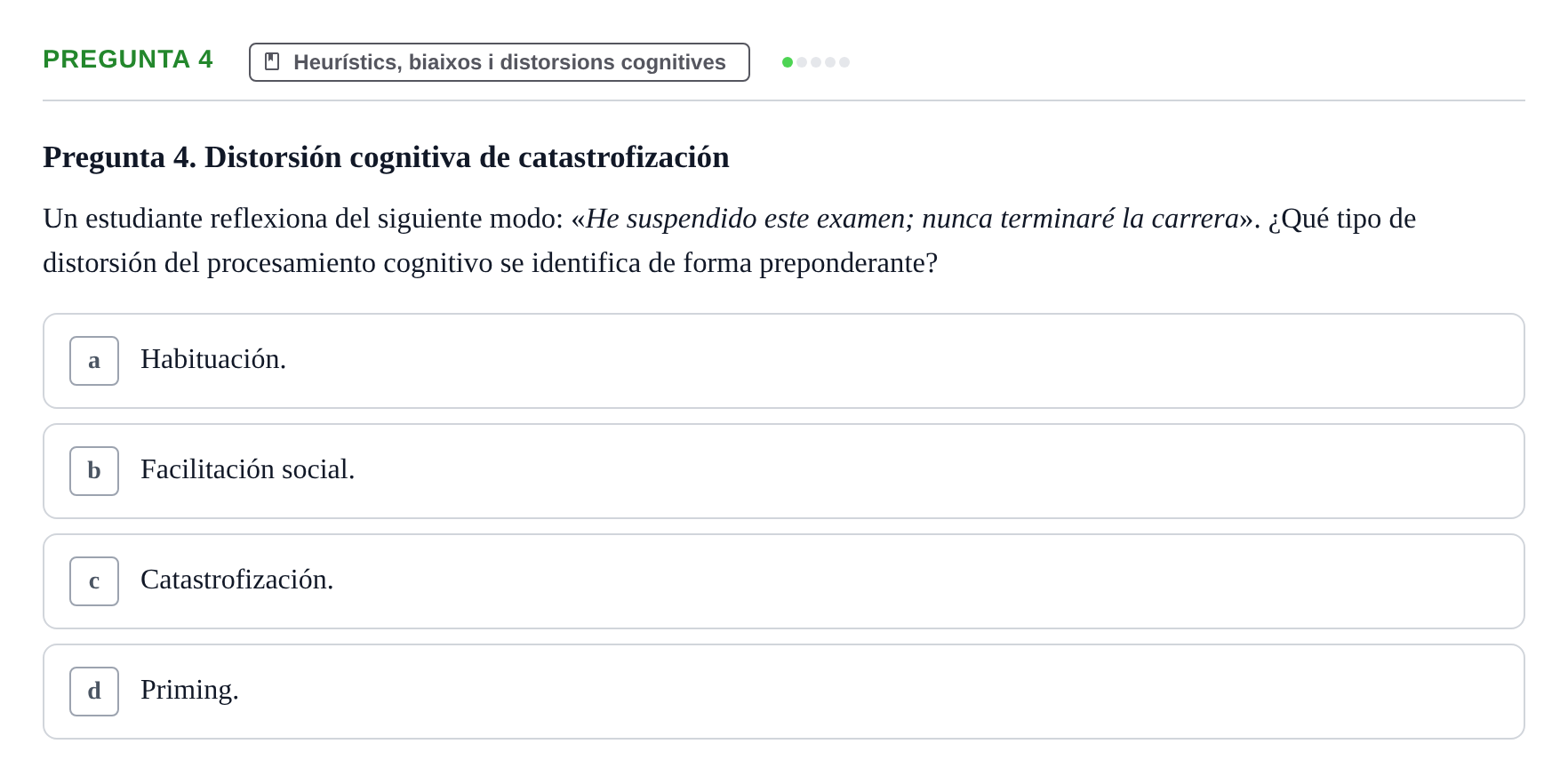 Enunciado: Pregunta 4