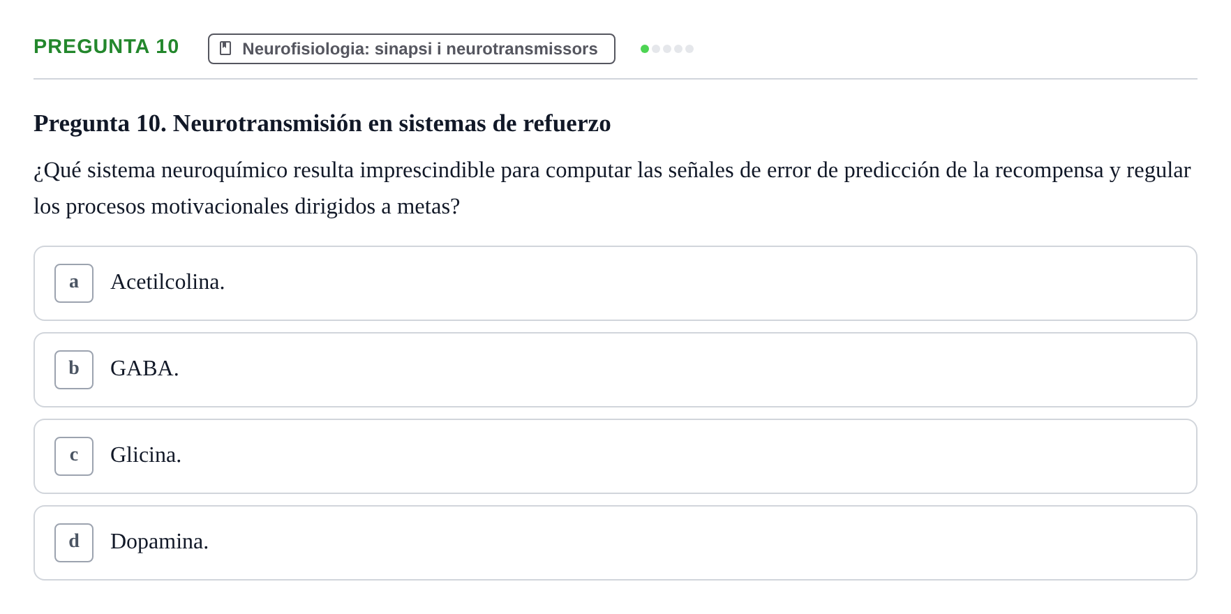 Enunciado: Pregunta 10