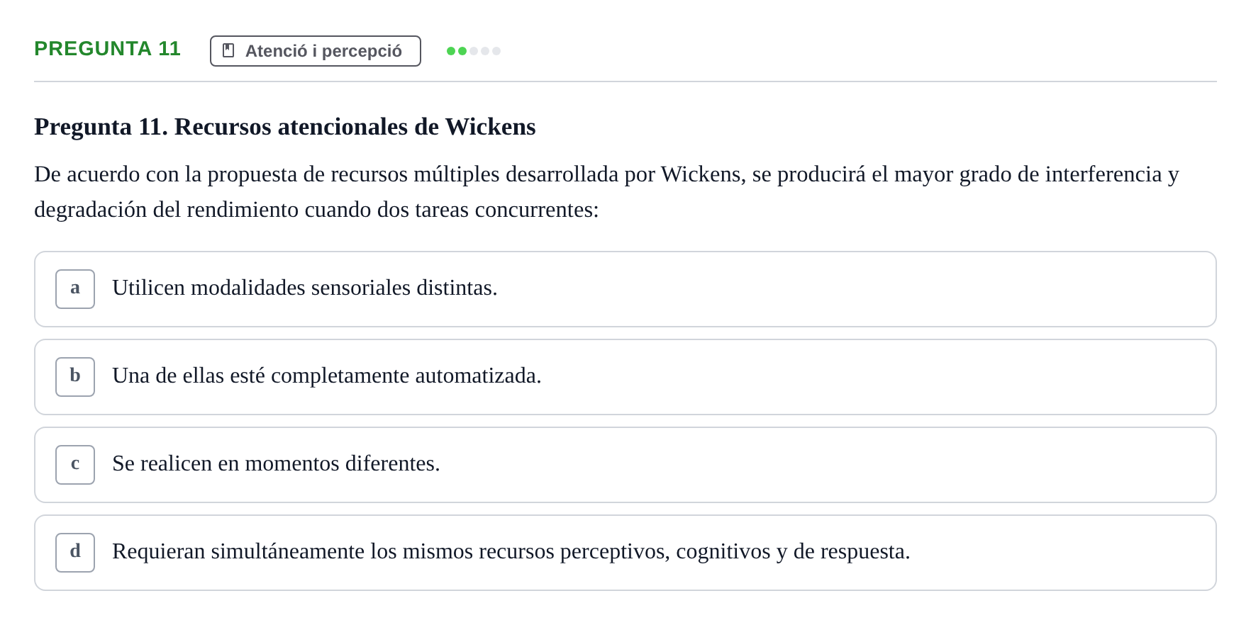 Enunciado: Pregunta 11