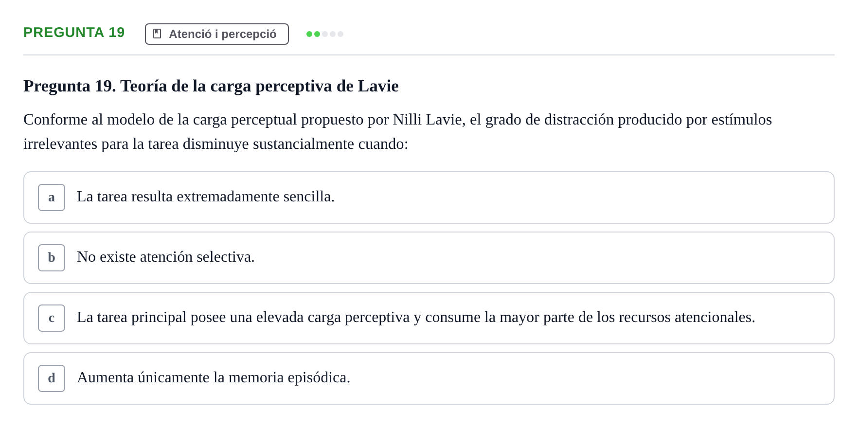 Enunciado: Pregunta 19
