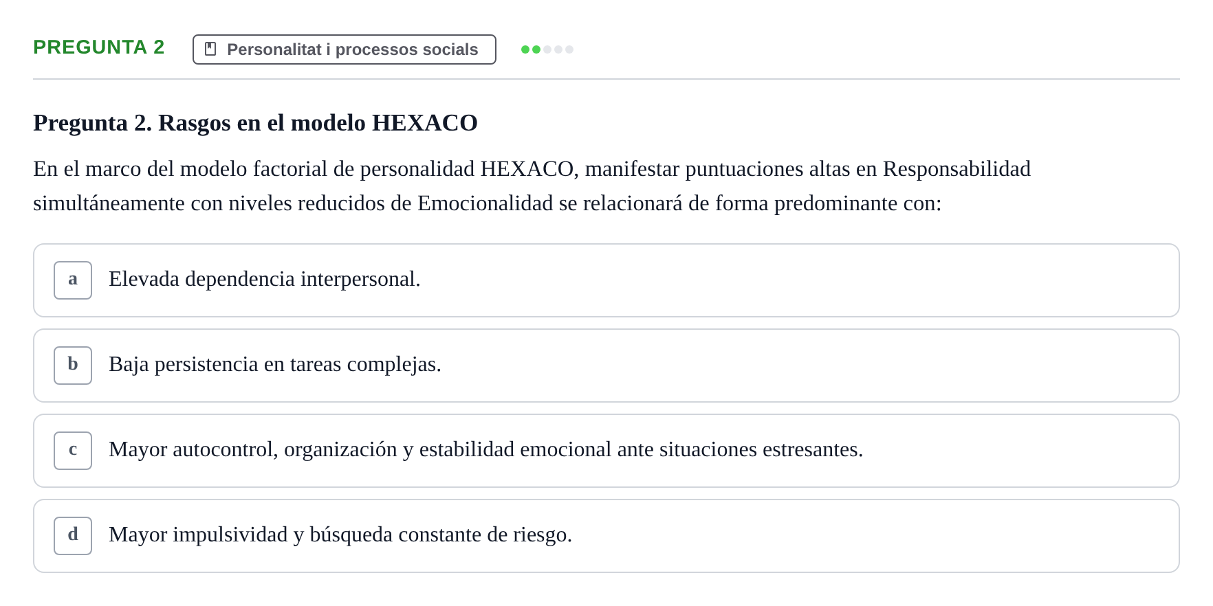 Enunciado: Pregunta 2