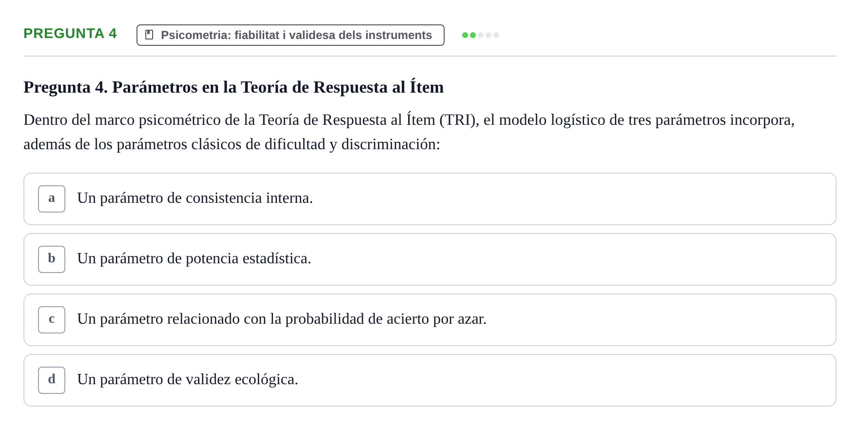 Enunciado: Pregunta 4