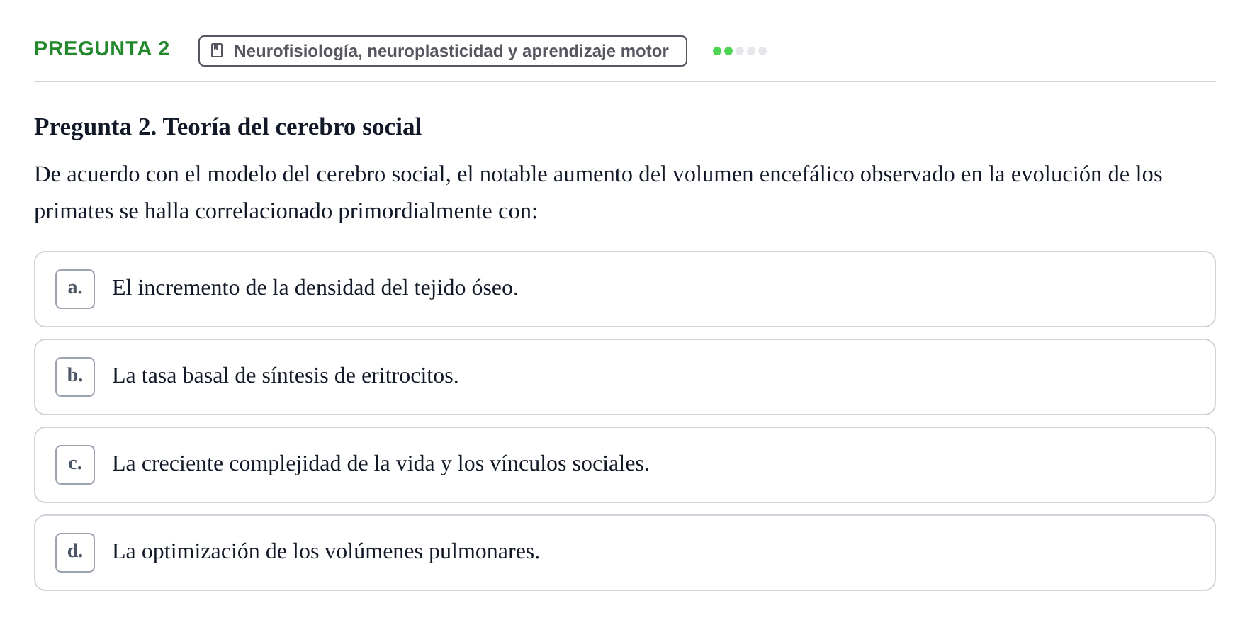 Enunciado: Pregunta 2