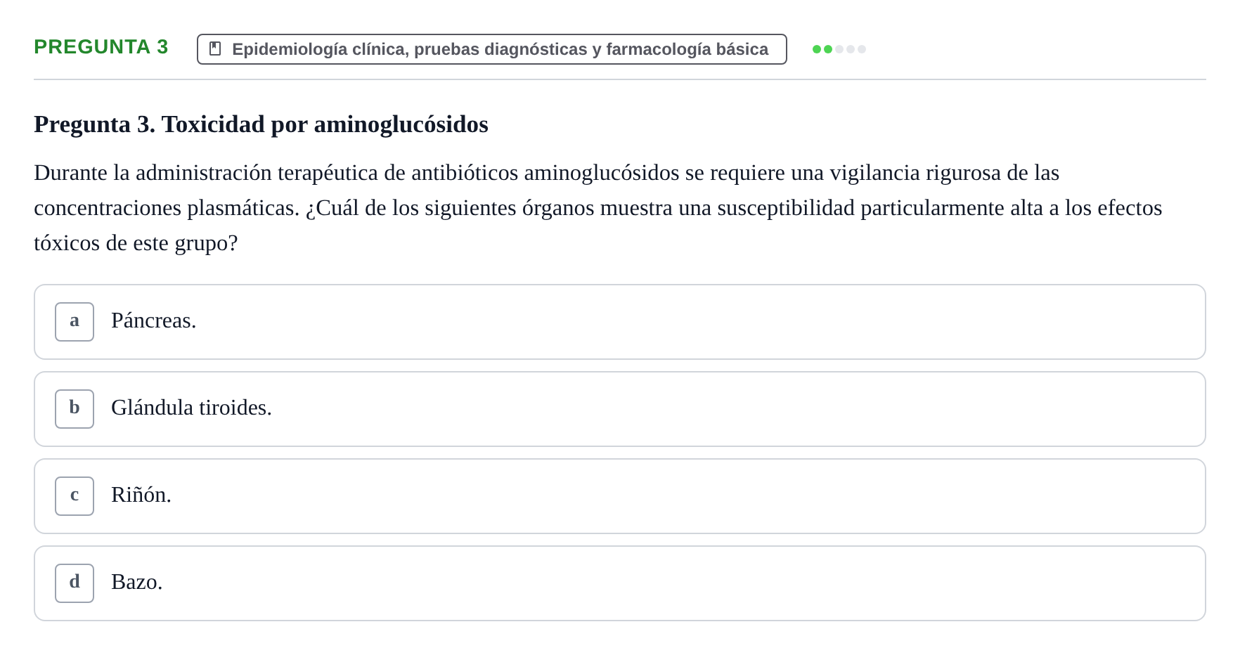 Enunciado: Pregunta 3