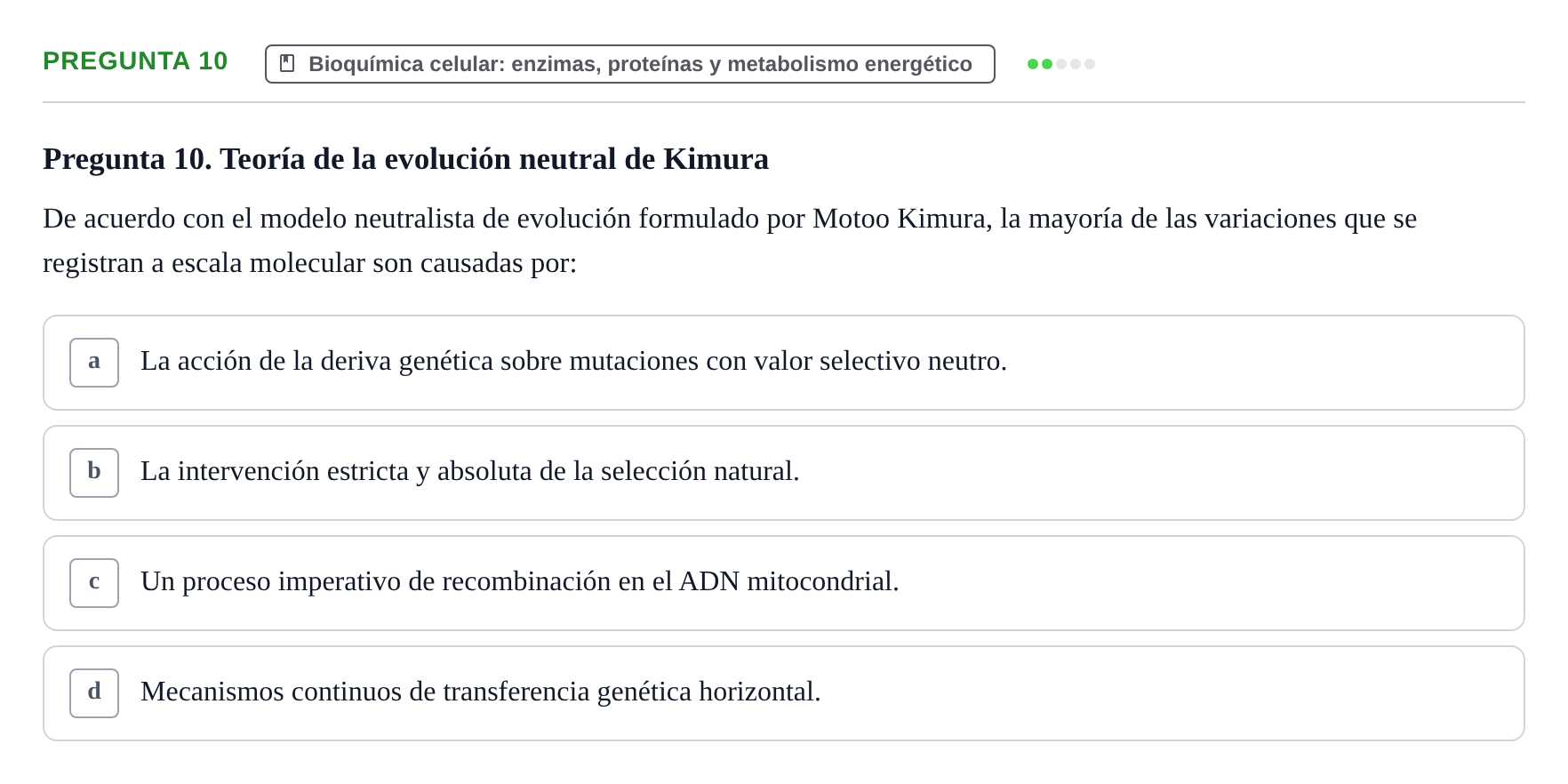 Enunciado: Pregunta 10