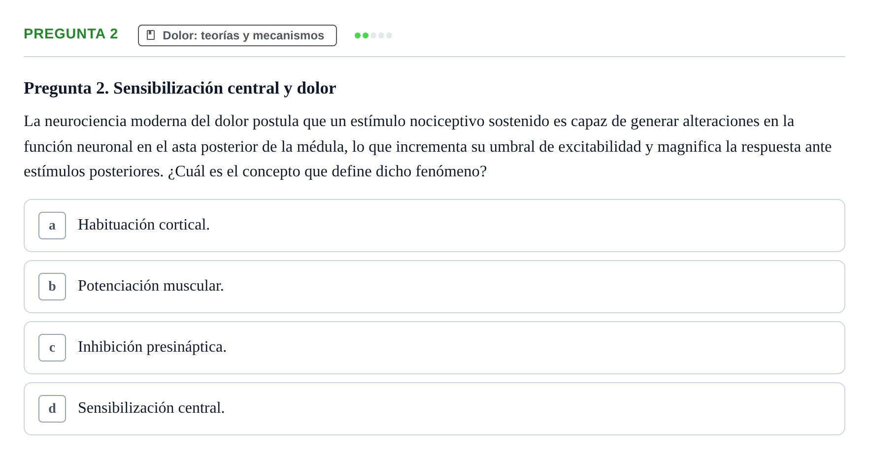 Enunciado: Pregunta 2