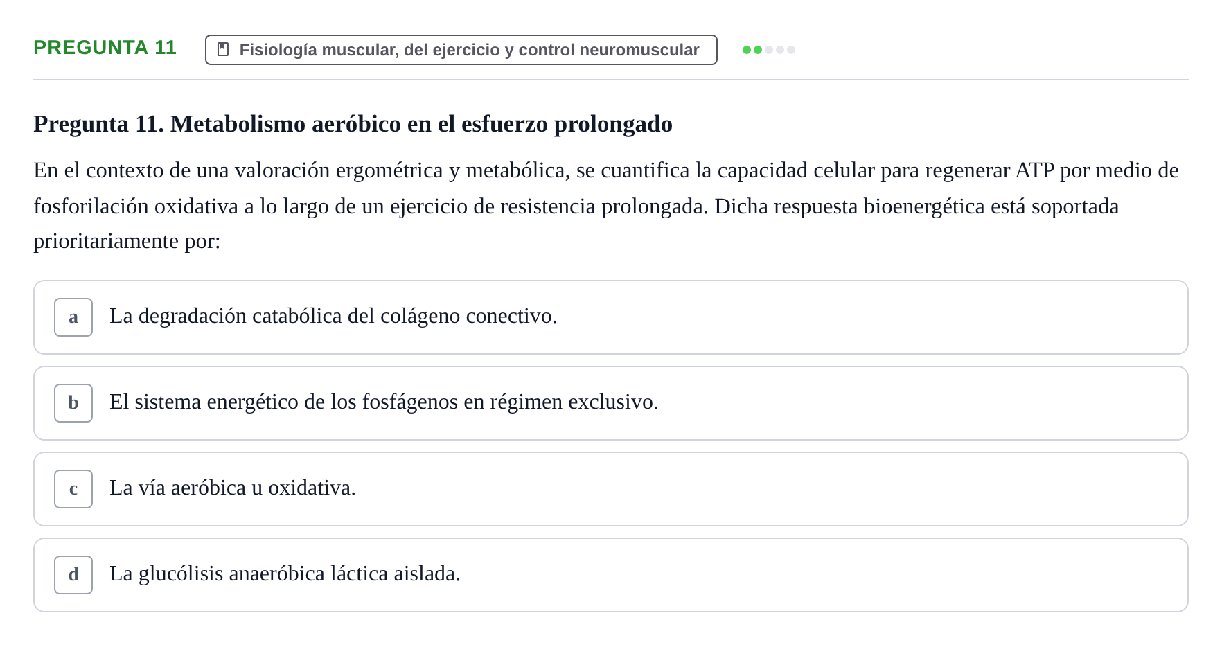 Enunciado: Pregunta 11