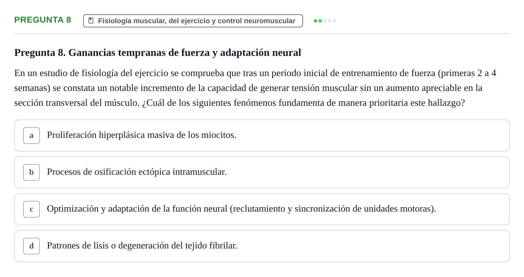 Enunciado: Pregunta 8