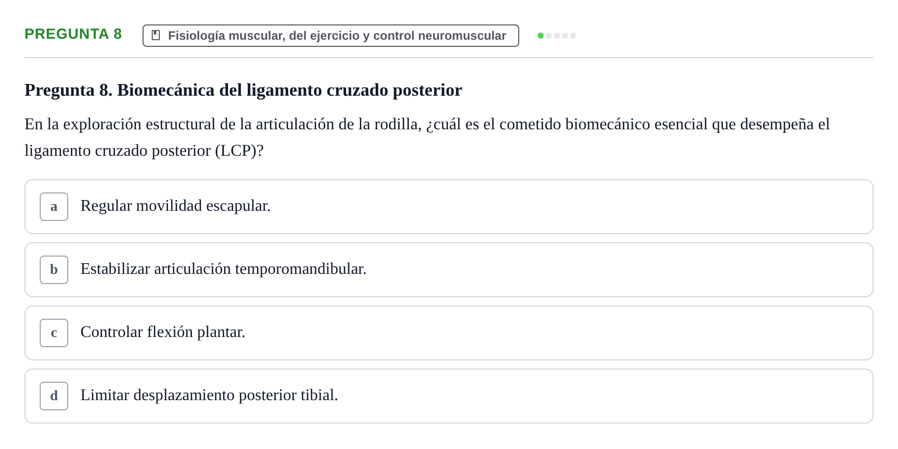 Enunciado: Pregunta 8