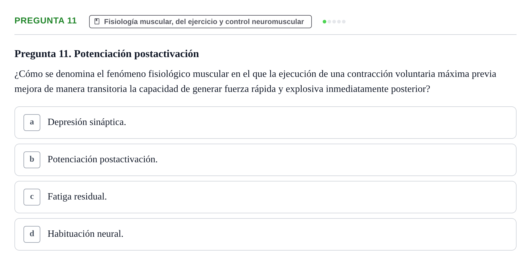 Enunciado: Pregunta 11