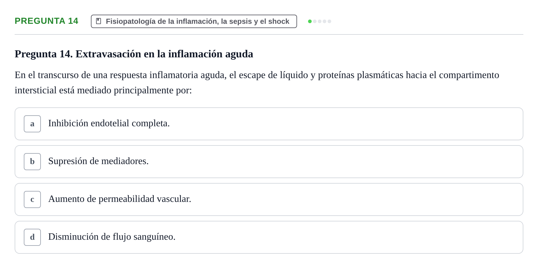 Enunciado: Pregunta 14