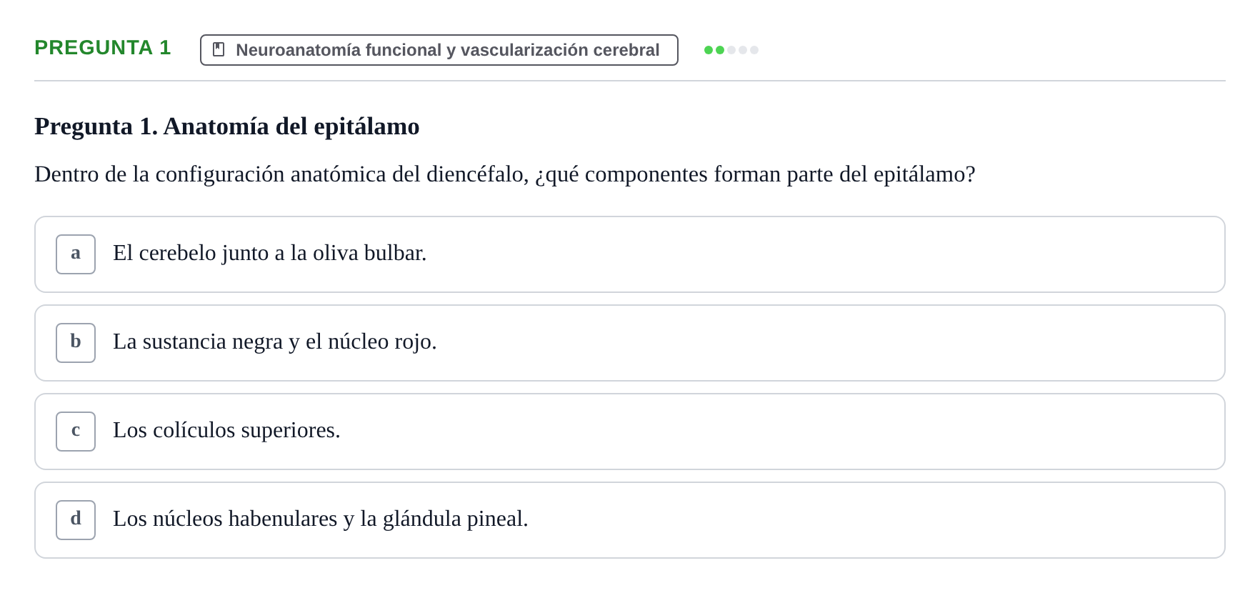 Enunciado: Pregunta 1