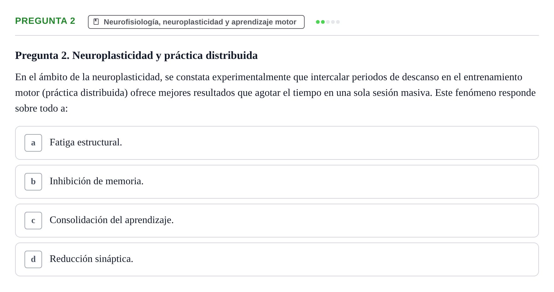 Enunciado: Pregunta 2