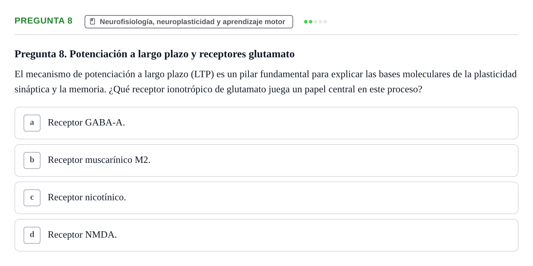 Enunciado: Pregunta 8