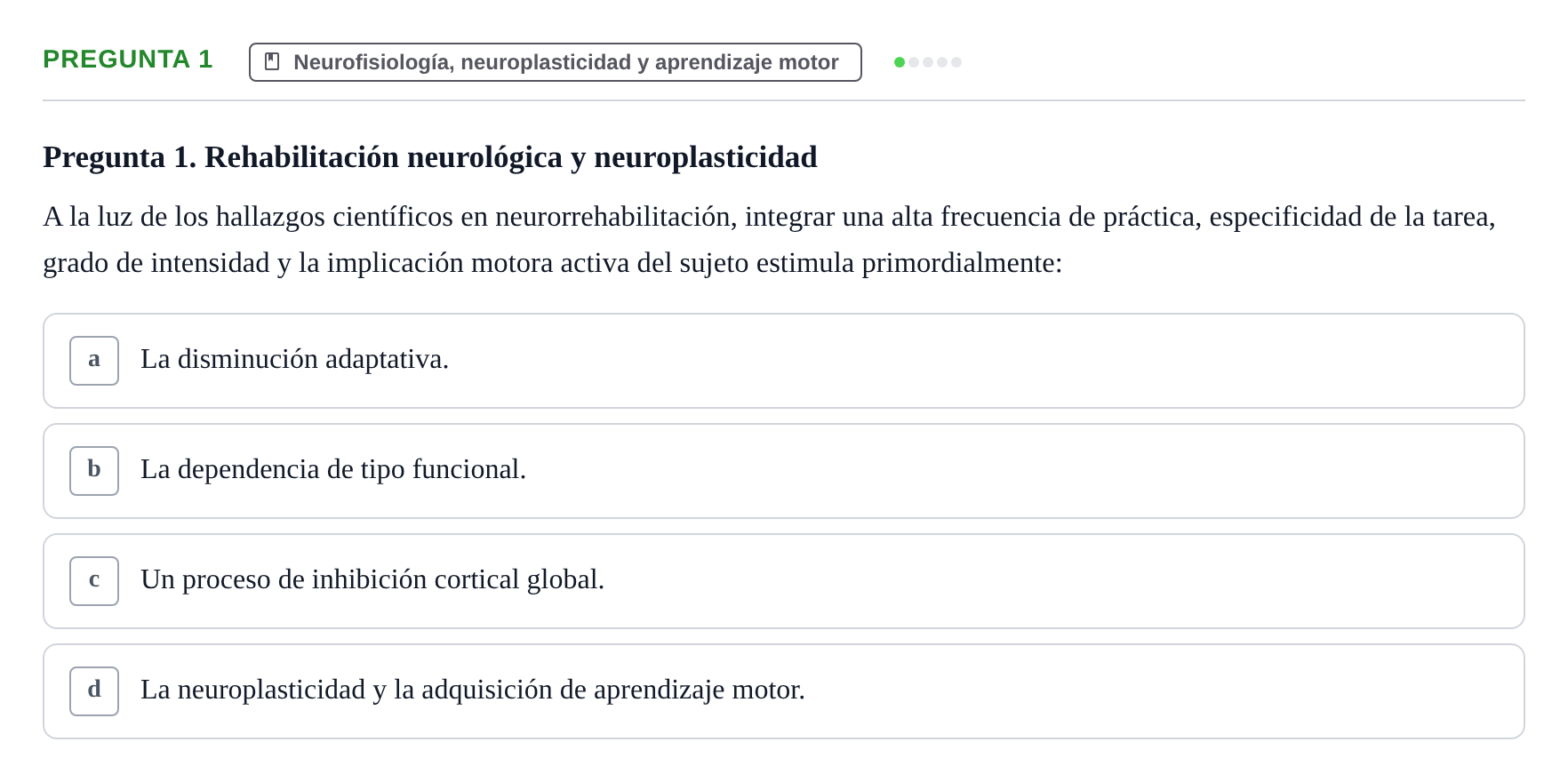 Enunciado: Pregunta 1