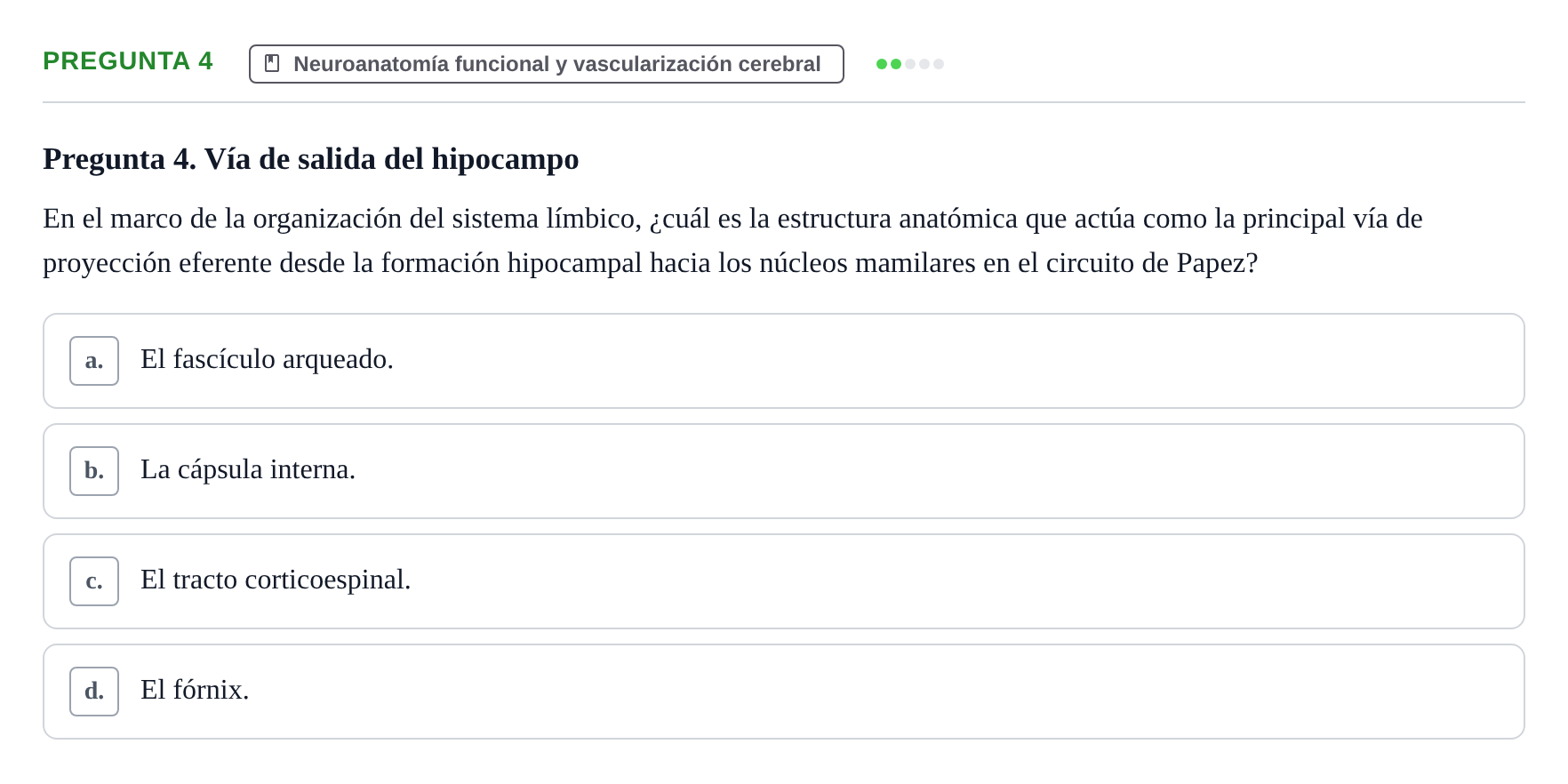 Enunciado: Pregunta 4