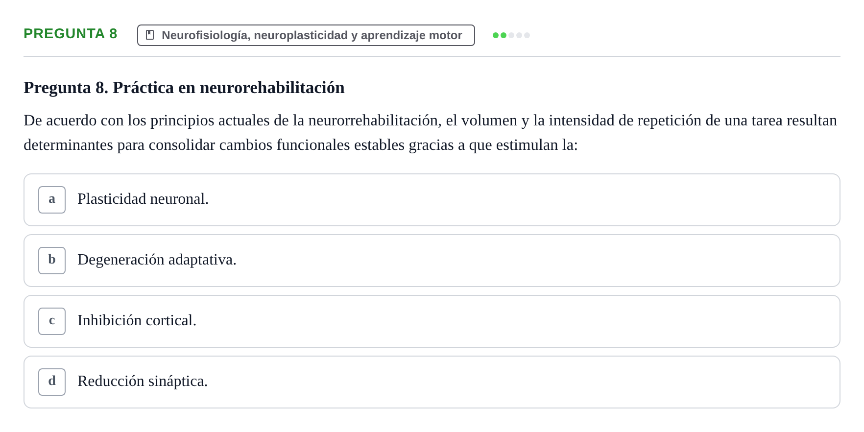 Enunciado: Pregunta 8