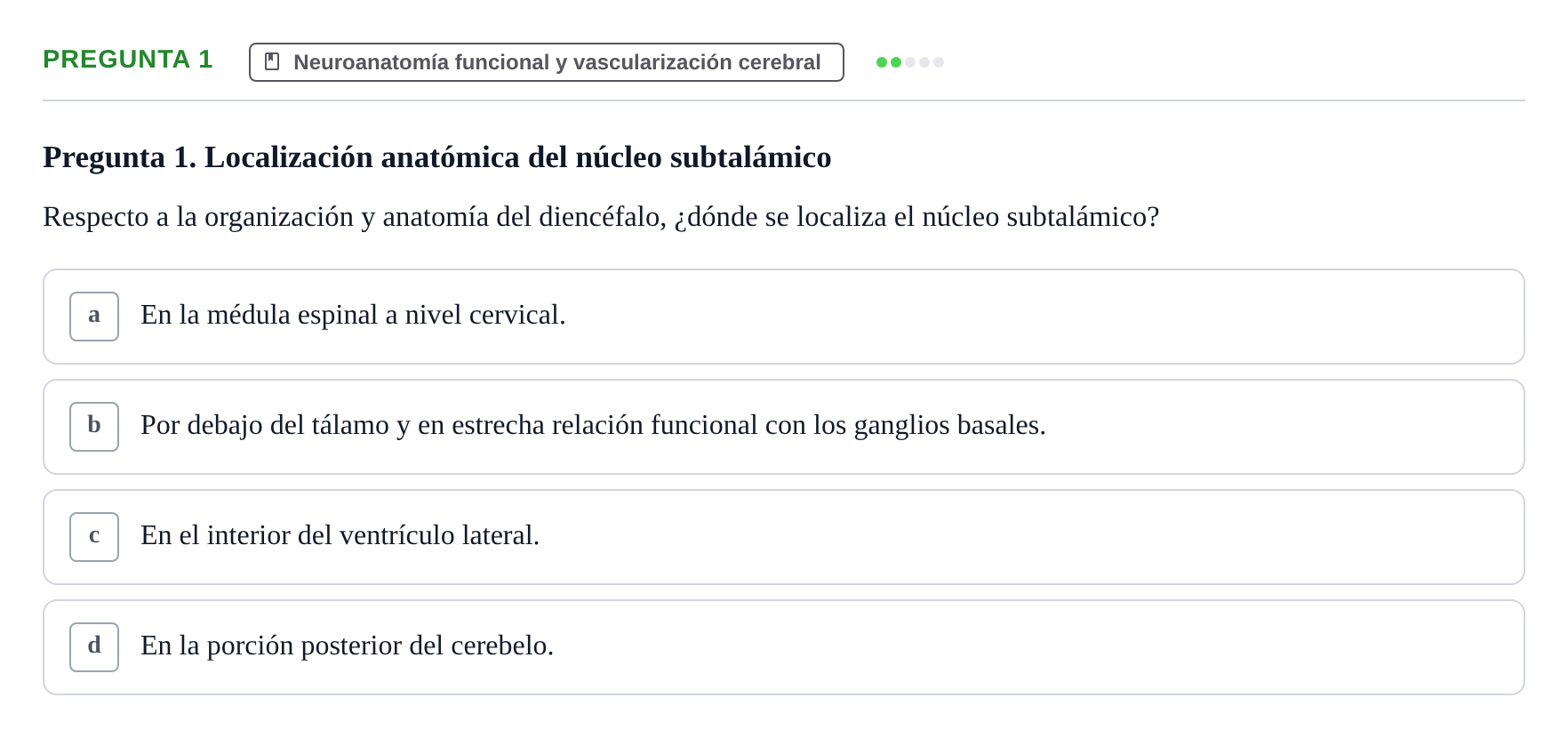 Enunciado: Pregunta 1