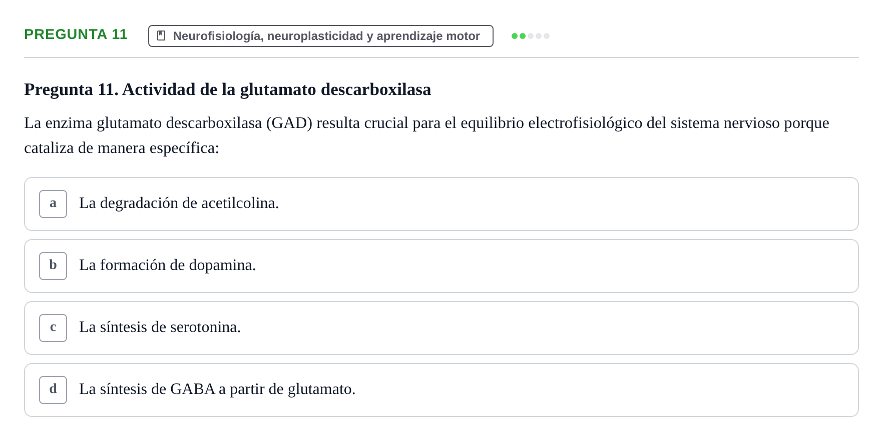 Enunciado: Pregunta 11