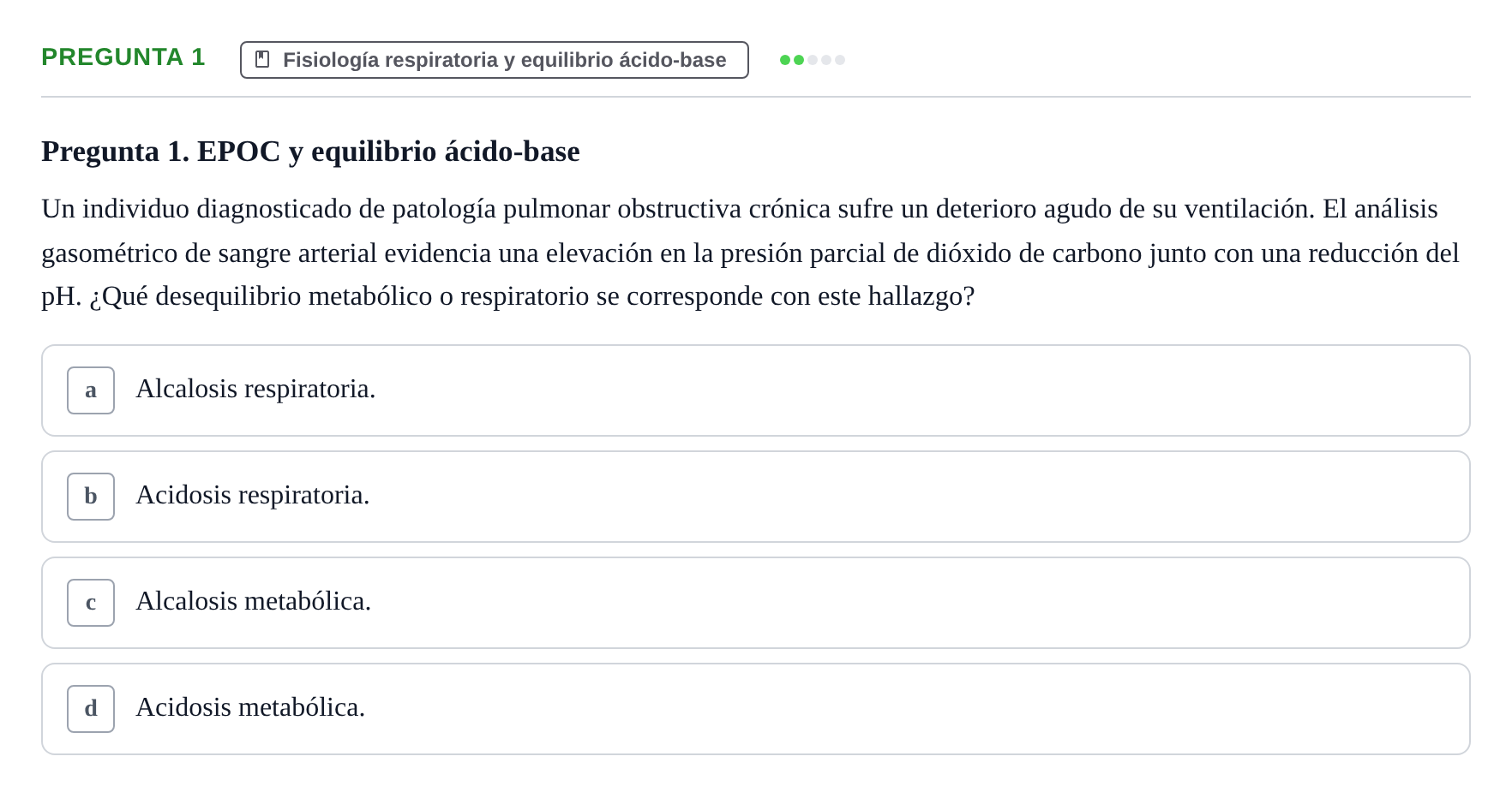 Enunciado: Pregunta 1