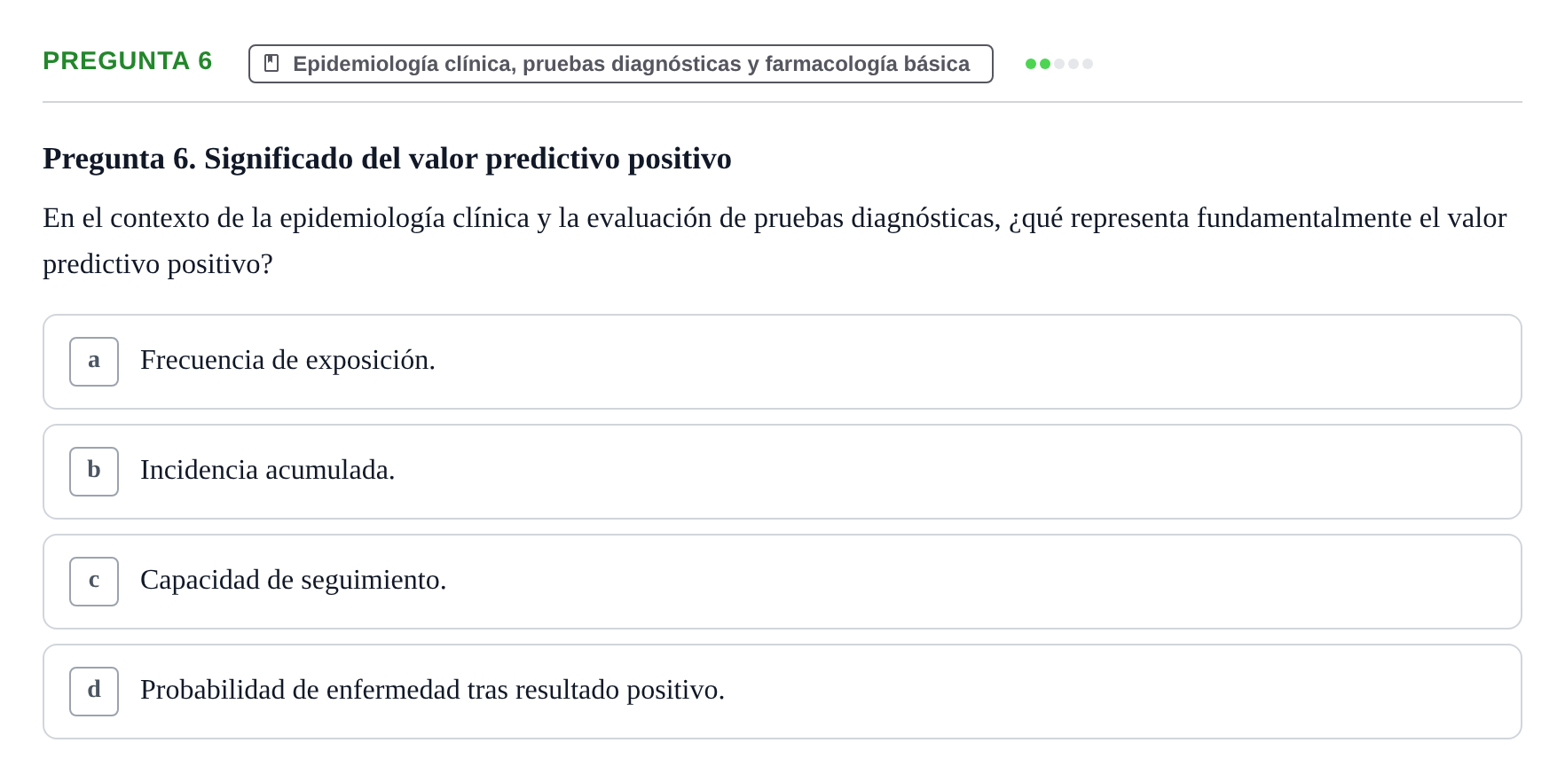 Enunciado: Pregunta 6