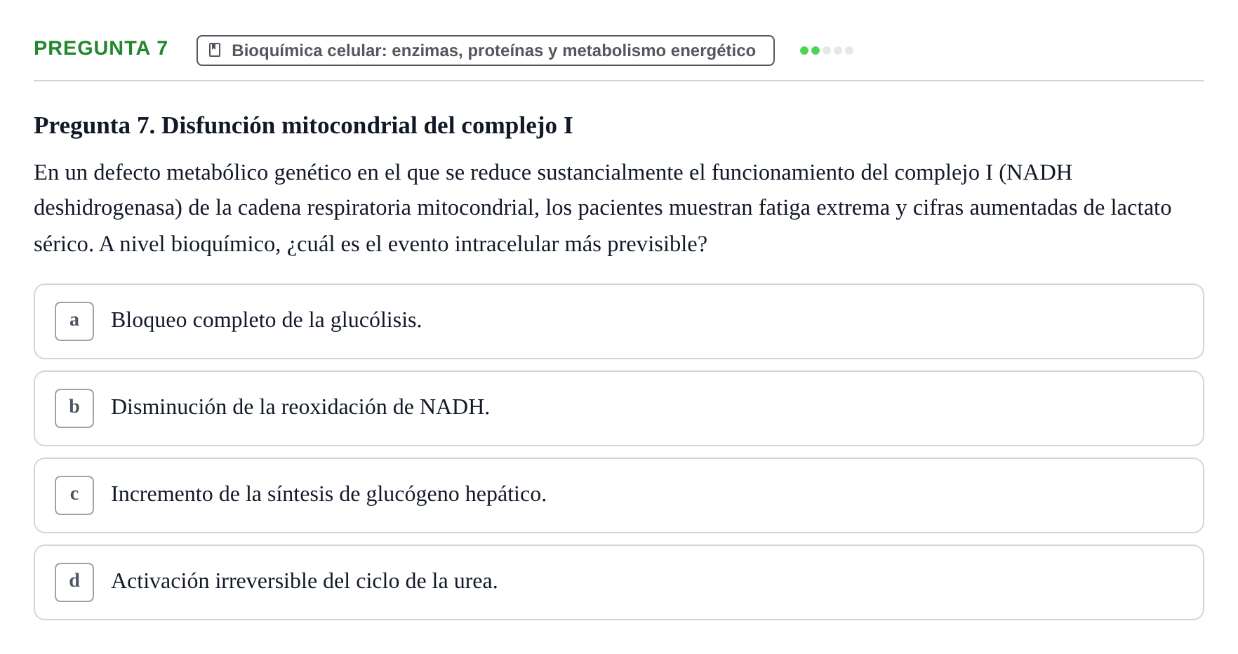 Enunciado: Pregunta 7