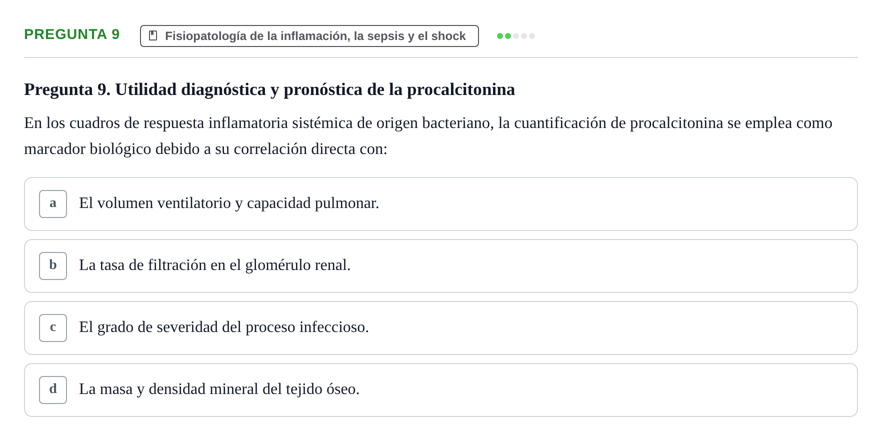 Enunciado: Pregunta 9