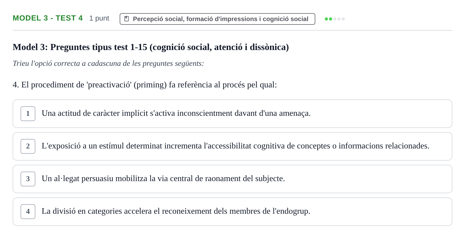 Enunciado: Ejercicio Model 3 - Test 4 · Psicología Social UB Exemples