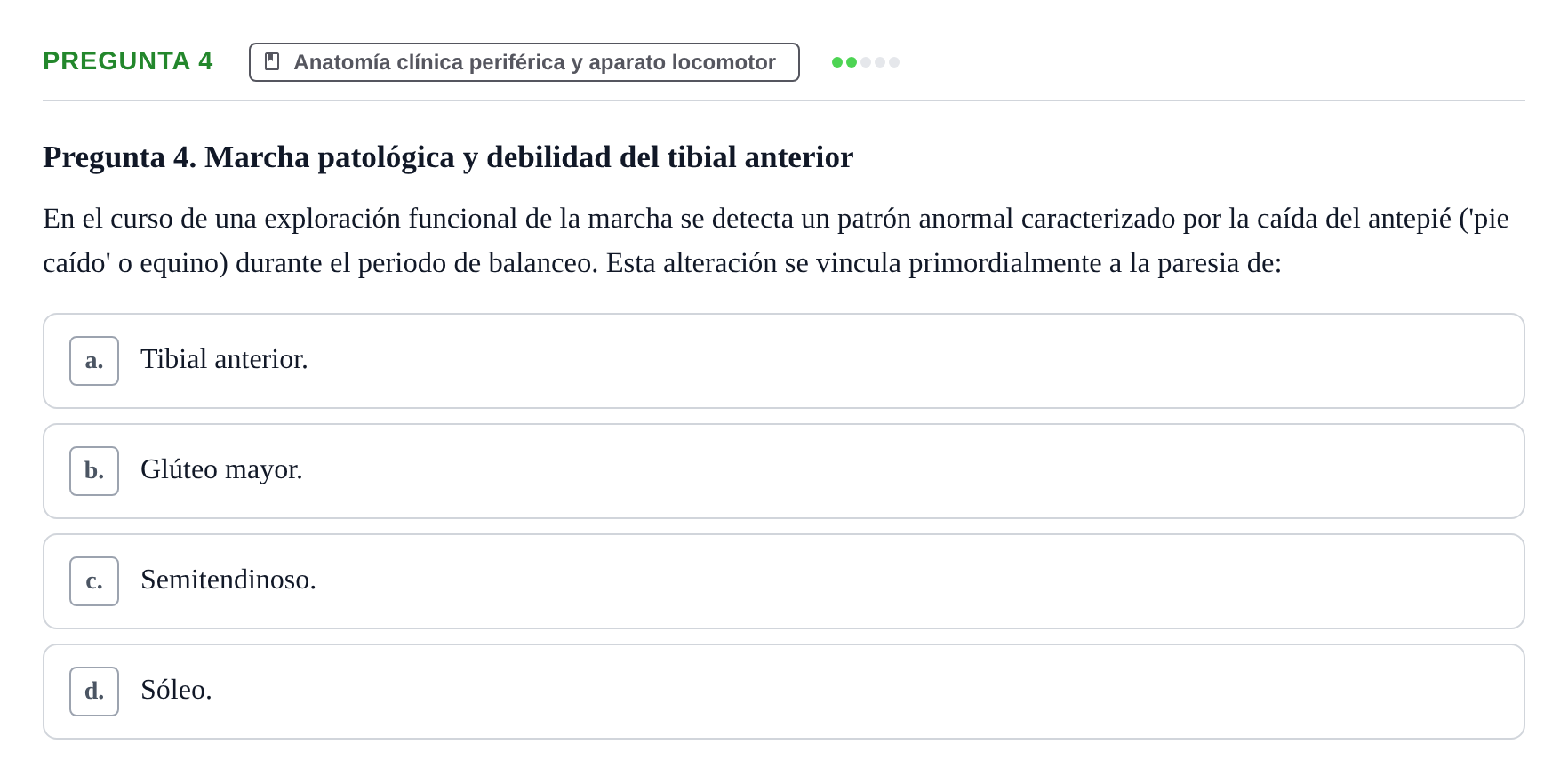 Enunciado: Pregunta 4