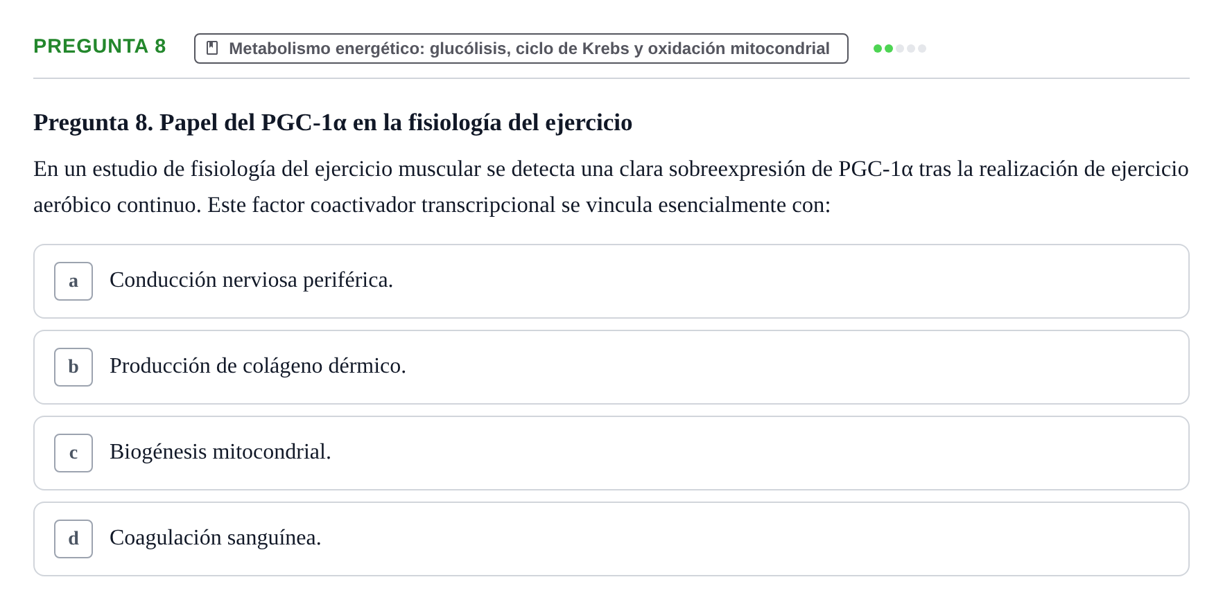Enunciado: Pregunta 8