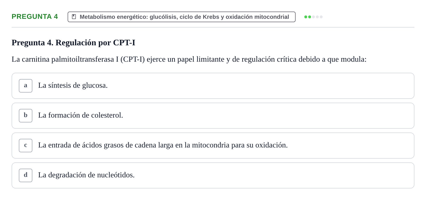 Enunciado: Pregunta 4