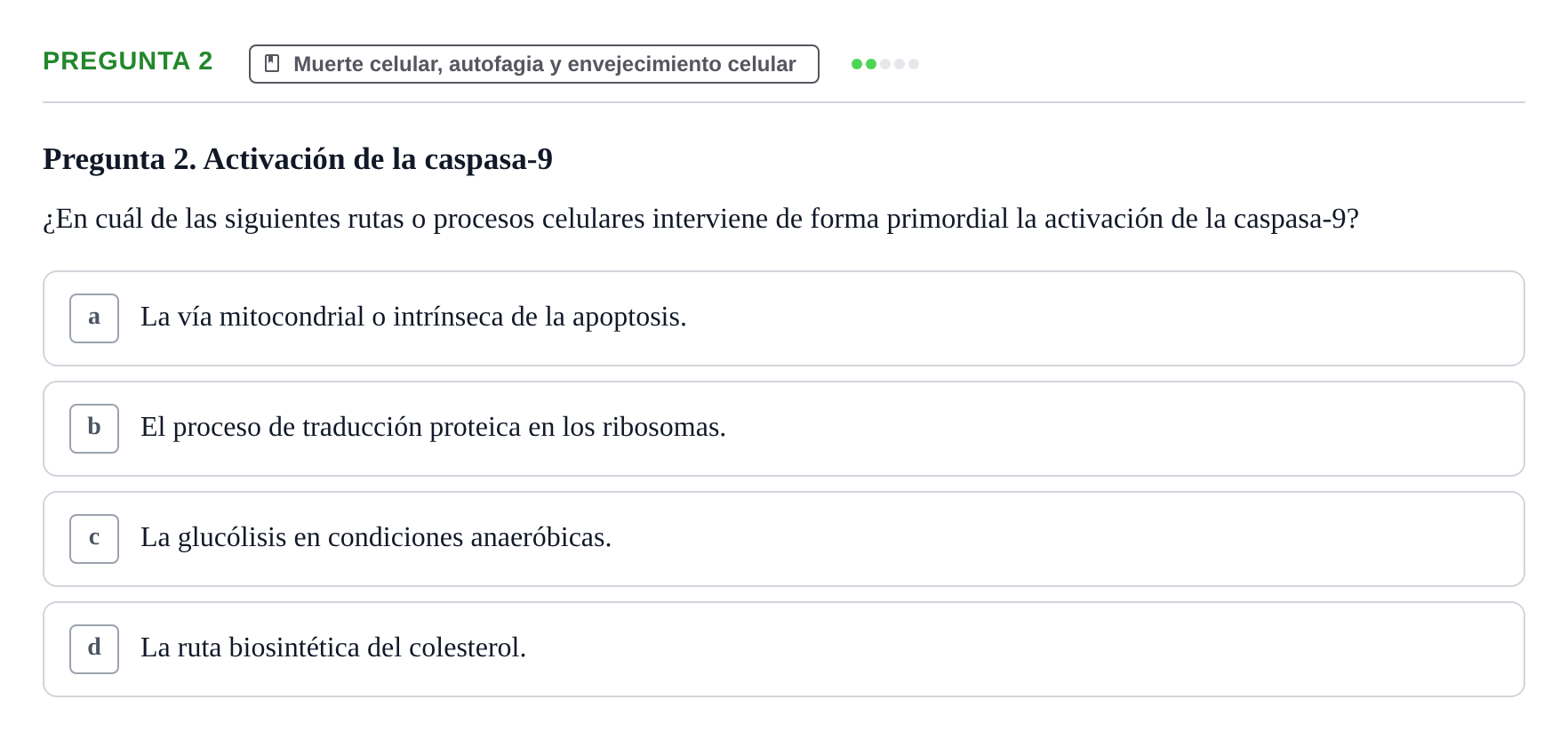Enunciado: Pregunta 2