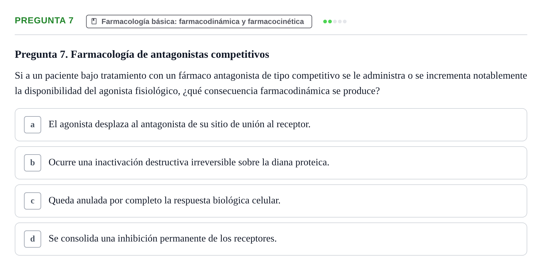 Enunciado: Pregunta 7