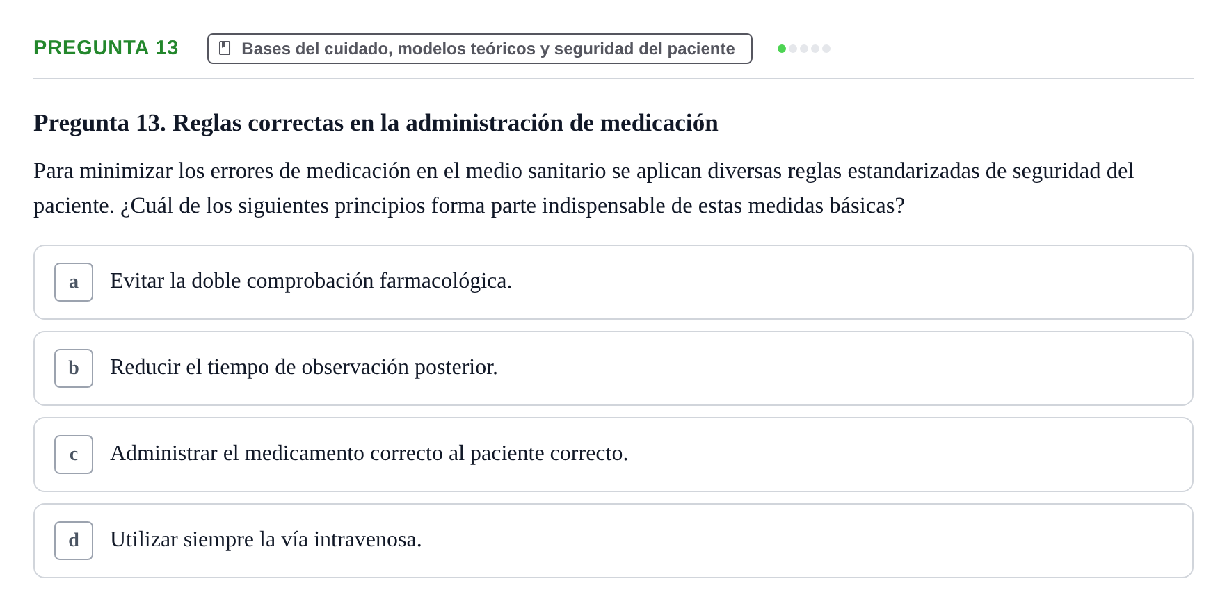 Enunciado: Pregunta 13