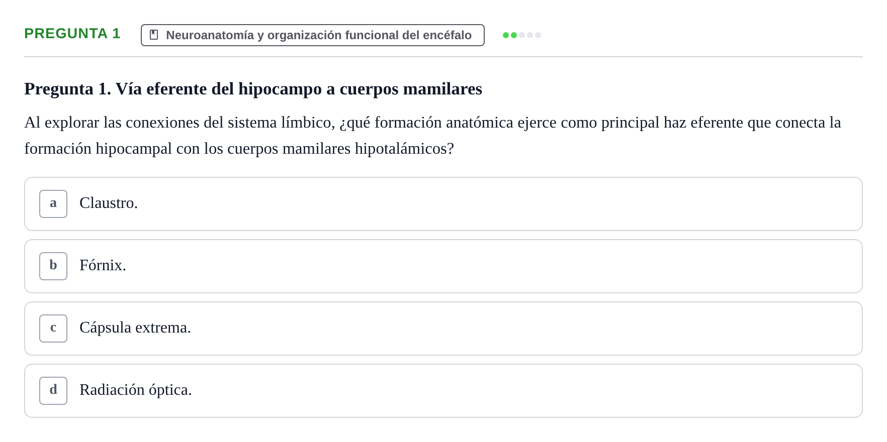 Enunciado: Pregunta 1