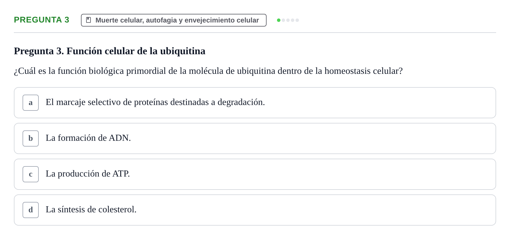 Enunciado: Pregunta 3