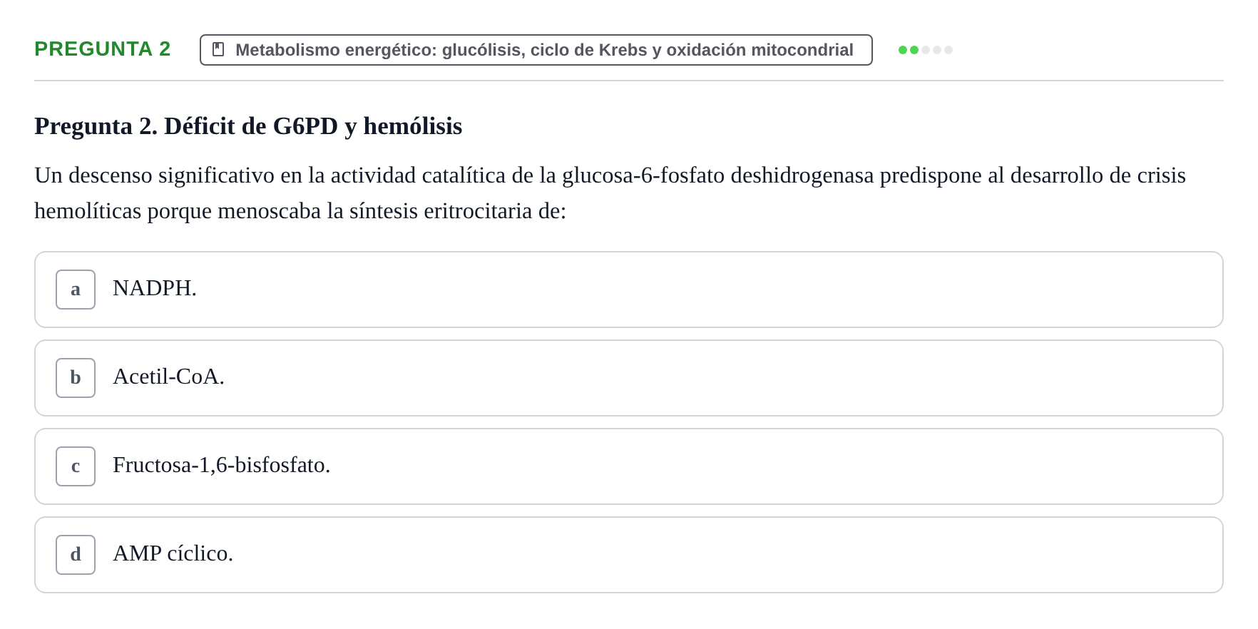 Enunciado: Pregunta 2