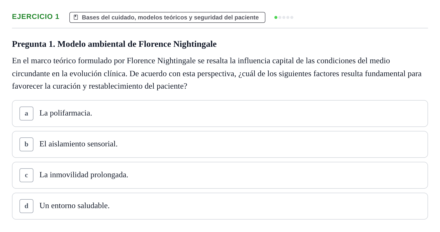 Enunciado: 1