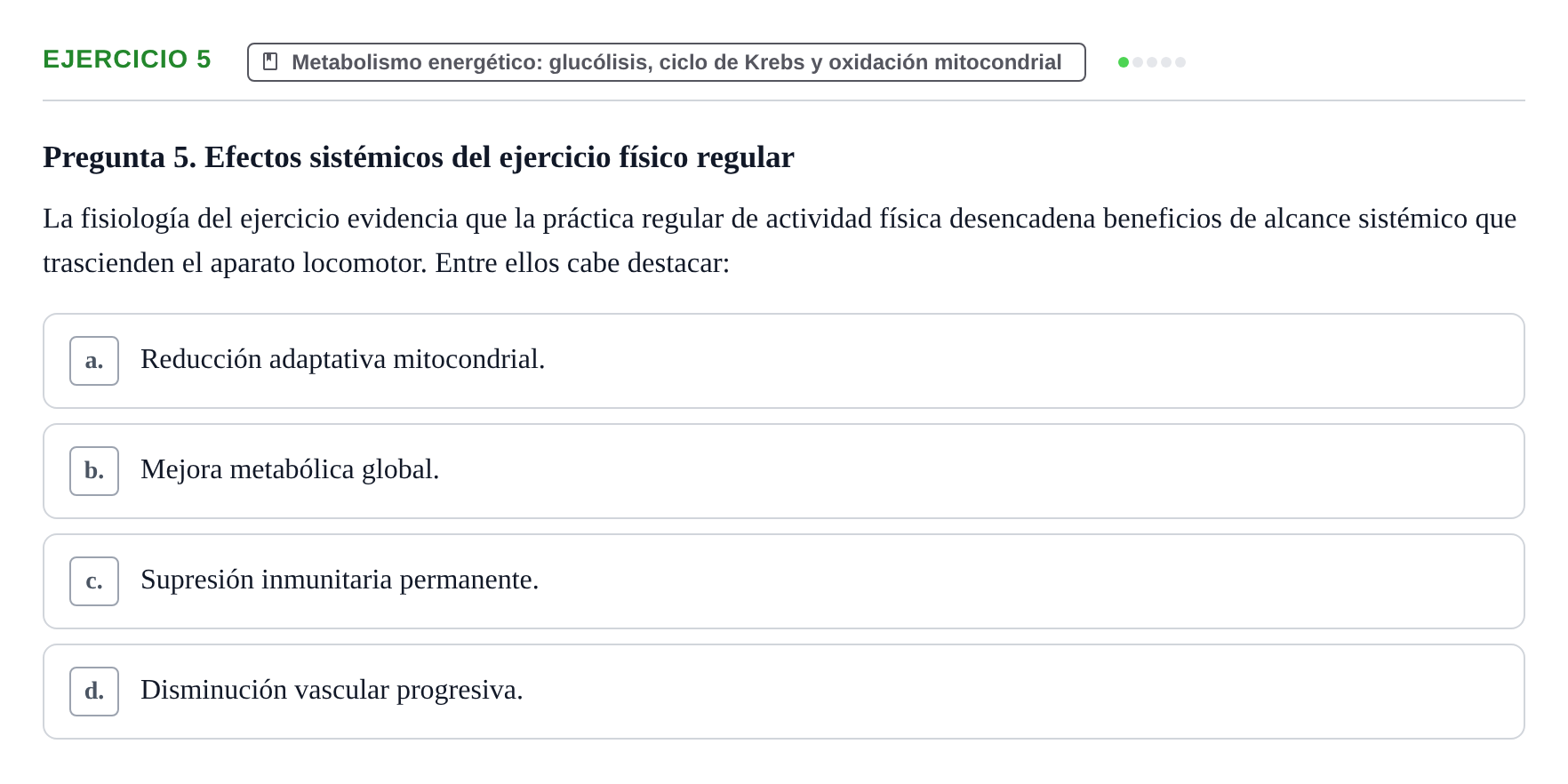 Enunciado: 5