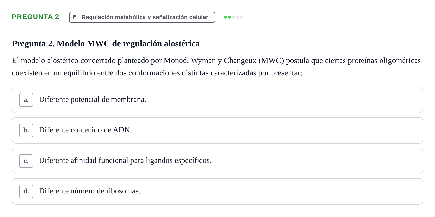 Enunciado: Pregunta 2