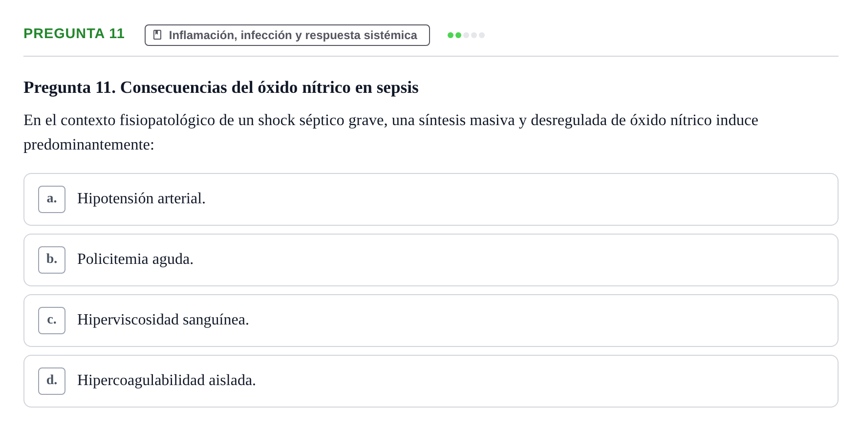 Enunciado: Pregunta 11