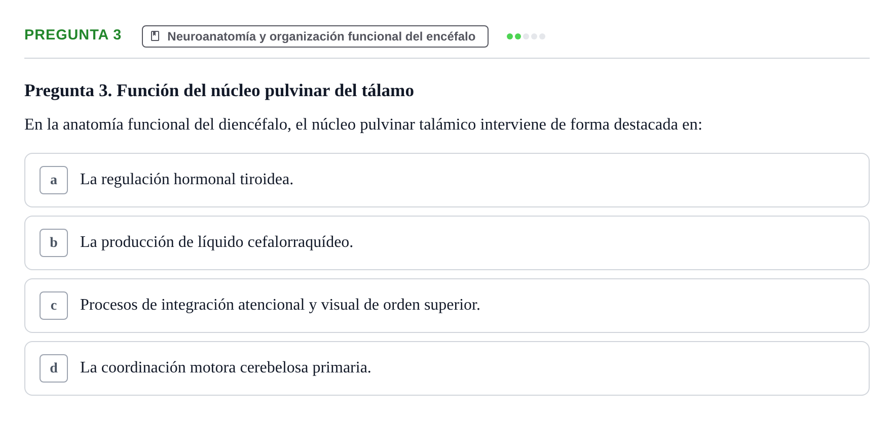 Enunciado: Pregunta 3